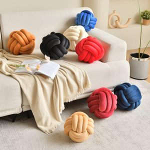 <span class=keywords><strong>Coussin</strong></span> Boule Décoratif Noué en Gros pour Canapé Chaise Maison Lit Esthétique <span class=keywords><strong>Rond</strong></span> en Velours - Product Image 3