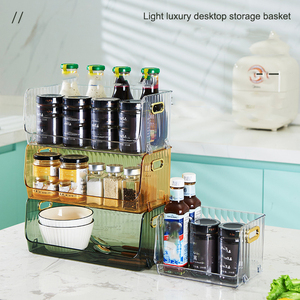 IStapromo Gifts Plastic Organizer <b>Storage</b> Rack Kitchen Corner <b>Storage</b> Rack Cosmetic <b>Storage</b> <b>Box</b> Hot Sale Acrylic Drawer Organize - Product Image 5