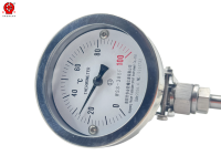 Industrial Dial Gauge Bimetal Temperature Indicator WSS-385F Mercury Free Dual Low Set Point Switch Thermometer OEM ODM IP55 1
