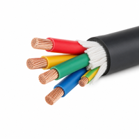 Câble en caoutchouc YVF 4+1 conducteurs de qualité industrielle 0,6/1KV, résistance supérieure à la flexion pour les scénarios de travail à la traîne fréquente 4*120+1*70