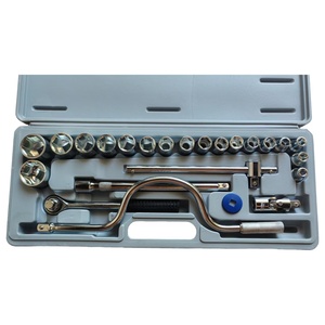 Hướng dẫn sử dụng sửa chữa kết hợp <span class=keywords><strong>25</strong></span> <span class=keywords><strong>pcs</strong></span> ô tô xe khẩn cấp Tay Combo Bộ dụng cụ Ổ cắm cờ lê Bộ công cụ - Product Image 6