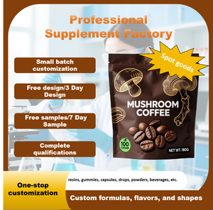 Café em Pó Orgânico de Marca Própria com Mistura de Cogumelos Instantâneos, Extrato de Reishi e Cabelo de Leão para Uso Adulto - Product Image 5