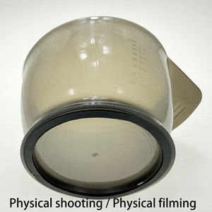 Nhựa trong suốt Thuốc nhuộm tóc trộn bát với cơ sở chống trượt & giữ bàn chải-Salon chuyên nghiệp & công cụ nhuộm tóc tại nhà - Product Image 6