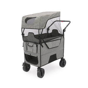 Thuận tiện ngoài trời Gấp Cắm Trại giỏ hàng cho trẻ em tay kéo ngả Dã Ngoại Du lịch Trailer có thể gập lại cho lưu trữ - Product Image 2