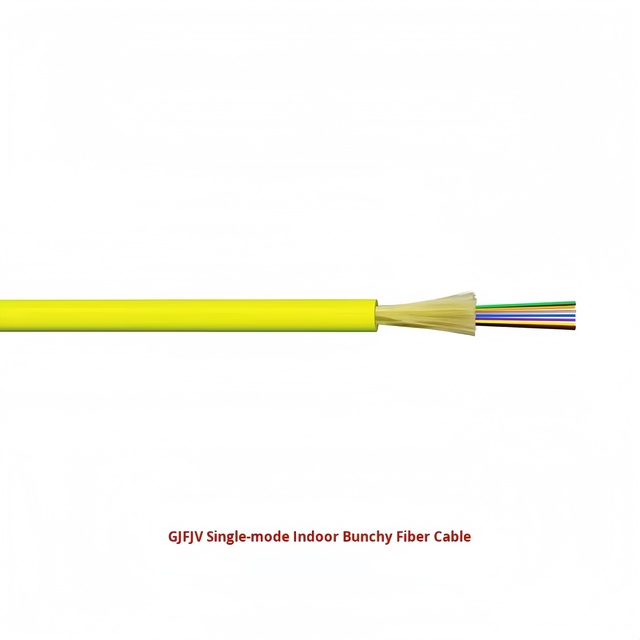 For GJFJV Single-Mode Indoor Ribbon Fiber Optic Cable 4/8/12/16/24 Cores FTTX/FTTH/FTTB/FTTO/FTTC Solution