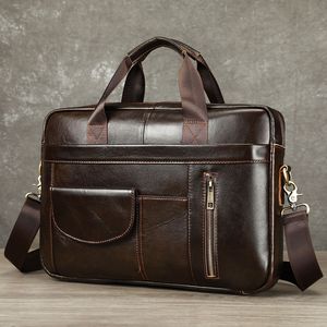 Maletín de Oficina para Hombre de Cuero PU de Alta Calidad, Bolso para Portátil, Clásico, Ecológico, Impermeable y Multifuncional - Product Image 2