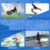 Planche de SUP en fibre de carbone tout terrain 115L/130L Planche à foil Imperméable Portable Utilisation en mer