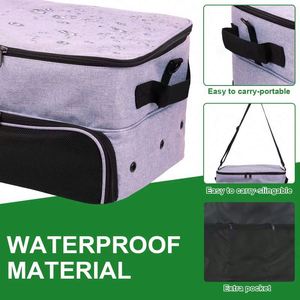 Échantillon gratuit, vente en gros d'usine, organiseur de sac de golf pliable avec compartiments pour vêtements et chaussures, pour le voyage et les activités de golf en extérieur - Product Image 5