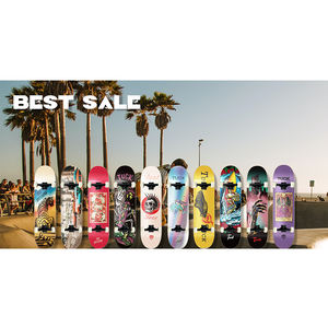 Set de Skateboard de Madera de Arce Duro, Set Completo de Skateboard con Ruedas y Trucks para Niñas - Product Image 6