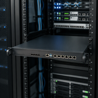 PC Industri Multi LAN 1U Rackmount Firewall Intel Core i5 i7 4x10GbE SFP Super Cepat 6x2.5GbE Server Virtualisasi Host