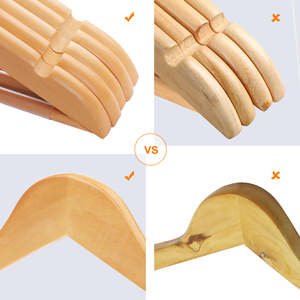 <span class=keywords><strong>SONGMICS</strong></span> Lot de 30 cintres multicolores pour vêtements Cintres de costume solides et durables Cintres en bois naturel avec logo - Product Image 6