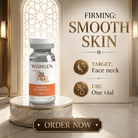 Wishgan Hyssop Anti-Kerut Menutrisi Memutihkan Melembapkan Microneedle untuk Set Wajah & Leher dengan Kolagen