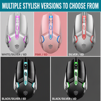 Souris de jeu filaire G5, 3200 DPI, optique, ergonomique, 6 boutons, rétroéclairage LED, lumière respirante, USB, Plug and Play, pour PC et ordinateur portable