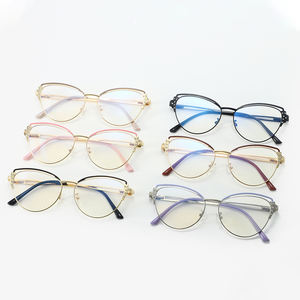 Kính mắt thời trang chống ánh sáng xanh cá tính phong cách INS retro khung kim loại xu hướng 2026 - Product Image 5