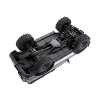 Coche RC FMS 1/10 Land Cruiser LC80 RS FCX10 PRO sin Escobillas, Control Remoto de 2.4Ghz, Eje Portal, Transmisión de Dos Velocidades, Diferenciales con Bloqueo