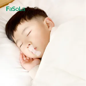 FaSoLa bandes de sommeil bande buccale pour dormir 30 pièces meilleure respiration bandes de nez droit arrêter le ronflement dispositif Anti ronflement sommeil de nuit