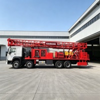 Équipement de forage industriel pour eaux souterraines, machine de forage à entraînement supérieur 600-900m CE ISO9001 montée sur camion MTD-900C