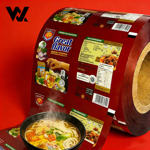Pellicola per Imballaggio Personalizzata in BOPP per Noodles Istantanei Coreani, Spaghetti e Pasta, per Sacchetti con Chiusura Posteriore - Product Image 4