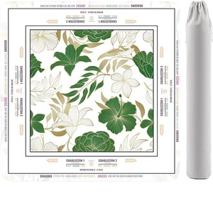 <span class=keywords><strong>Tapis</strong></span> <span class=keywords><strong>de</strong></span> jeu <span class=keywords><strong>de</strong></span> Mahjong en mélamine et caoutchouc naturel, motif floral coloré, antidérapant, insonorisant, couleur personnalisée, transfrontalier HHJS - Product Image 5