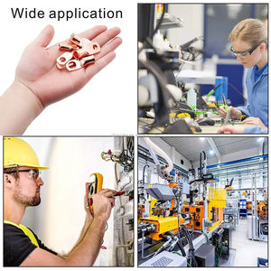 Bornes de câble de batterie à anneau en <span class=keywords><strong>O</strong></span> 2 4 6 8 1/0 2/0 4/0 AWG, bornes à sertir/soudure en cuivre nu, blocs de bornes de produit - Product Image 4