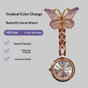 Factory Price Fashion Stainless Steel Pin Brooch Personalized Pocket Nurse Watch - Product Image 2