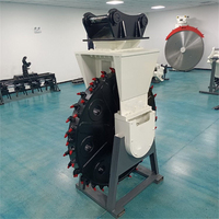 Grande machine de creusement de fossés et de canaux sur chenilles avec moteur et boîte de vitesses - Haute puissance de creusement, garantie 1 an pour l'irrigation et le drainage agricoles