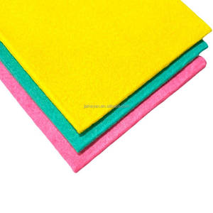 Chiffon de nettoyage jaune super absorbant réutilisable Viscose Polyester Non-Woven <span class=keywords><strong>Jumbo</strong></span> Rags Plain Style Kitchen Cleaning Wipes Towel - Product Image 3