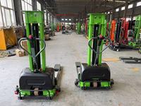 Chariot élévateur autoporteur EVERLIFT 1500 kg, chariot élévateur électrique à conducteur marchant, mât de 1,6 m, batterie lithium-ion