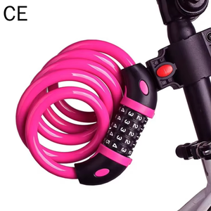 Câble de sécurité pour vélo à combinaison à 5 chiffres, vente en gros d'usine, cadenas à chaîne pour vélo - Product Image 2