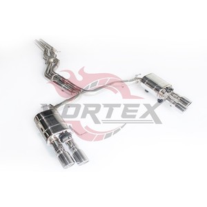 Vortex Quad Tips Exhaust สำหรับ A7 Audi C8 3.0T 2019-2024 valvetronic catback อัพเกรด - Product Image 1