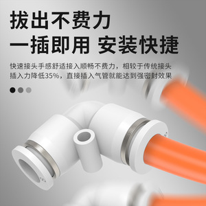 DDE Dade Pneumatics PV <b>Connector</b> 8mm <b>Quick</b> Connect Plastic Fitting For Pneumatic Systems - Product Image 4
