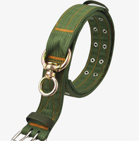 Collier en nylon pour vache, collier de veau, sangle de cou solide, boucle réglable, collier de traction pour bétail, moutons, chevaux, animaux de compagnie