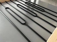 Nouveau design étroit fer balustre broche en métal composants en fer forgé broche forgé à chaud ornemental