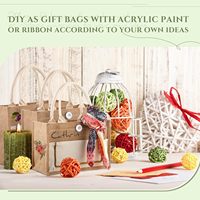 Vente en gros logo imprimé personnalisé écologique réutilisable petit grand bricolage toile cadeaux de plage shopping toile de jute sac de jute sacs fourre-tout en jute