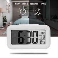 LED-Digitalwecker mit Hintergrundbeleuchtung, Schlummerfunktion, Stummschaltung, Kalender, Temperaturanzeige, Tischuhr, Elektronischer Smart-Wecker M01