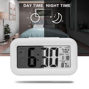 Đồng hồ báo thức <span class=keywords><strong>LED</strong></span> kỹ thuật số Đồng hồ Đèn Nền Báo thức tắt tiếng Lịch hiển thị nhiệt độ đồng hồ bảng điện tử để bàn đồng hồ báo thức - Product Image 2