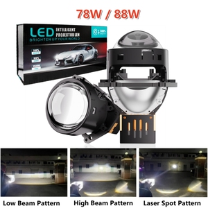 Fari LED Auto ad Alta Potenza 6000K 3000K 5000K, Proiettore Laser Biled H4 da 3 Pollici con Lente LED Canbus per Auto - Product Image 6