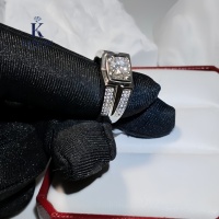 Unisex 925 Sterling Silber Hip-Hop-Stil Cluster Moissanit-Ring - Runder Brillantschliff 1CT3CT Statement-Ring mit Seitenakzenten für Hochzeiten