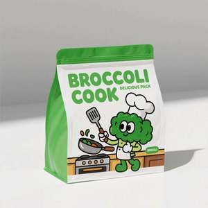 Sachets Doypack personnalisés en aluminium imprimé pour bonbons lyophilisés, emballage alimentaire en Mylar avec fenêtre transparente - Product Image 3