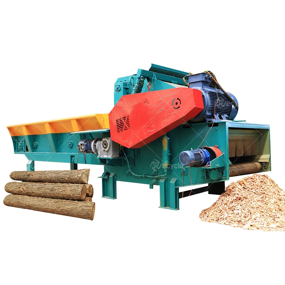 Large Capacity Wood Chipping Machine Industrial Forestry Chipper Tree Branch Shredder