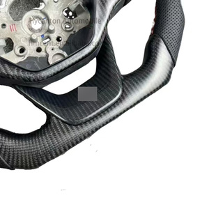 Mises à niveau automatiques personnalisées Cuir perforé en fibre de carbone avancé pour volant de voiture Ford Escort - Product Image 4