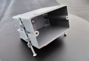 1-<span class=keywords><strong>gang</strong></span> hộp vuông 22 Cubic inch Màu xám màu sắc mới làm việc vật liệu PVC gắn với móng tay công tắc điện và ổ cắm hộp - Product Image 3