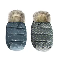 Couverture de poussette imperméable, antibactérienne et écologique sans manches, sac de couchage pour nourrissons et tout-petits