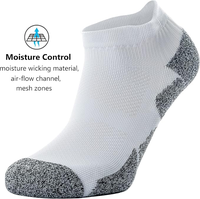 Chaussettes de compression de cheville en gros, directement de l'usine, rembourrées et respirantes pour la course, le basketball, l'entraînement et l'exercice – Chaussettes athlétiques