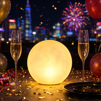 Boule lumineuse LED de Noël, lumières solaires IP65 étanches RGB multicolores statiques/dynamiques, boule décorative pour jardin, fête de fin d'année