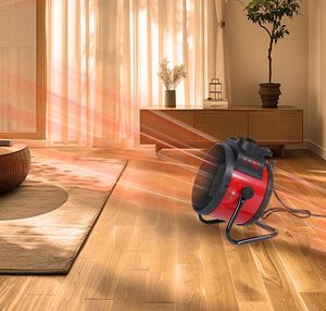 Calentador Doméstico Pequeño al por Mayor, Calentador de Pared para Dormitorio, Calefactor de Cerámica de Aire Caliente - Product Image 1