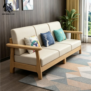 โรงงานผลิต โซฟาปรับนอนได้ ดีไซน์ใหม่ เฟอร์นิเจอร์ห้องนั่งเล่น โซฟาไม้พับได้ ราคาดีที่สุด รับสั่งทำ มีสินค้าพร้อมส่ง - Product Image 6