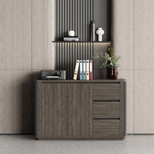 Armadietto Portadocumenti Moderno Minimalista con Finitura Effetto Legno e Cassetti per Archiviazione <span class=keywords><strong>Ufficio</strong></span> - Product Image 3