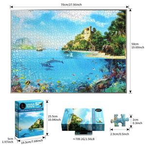 Rompecabezas Educativo de Alta Calidad de 1000 Piezas, Paisaje, 70x50cm, Cartón Comprimido, para Decoración del Hogar y Ocio - Product Image 6
