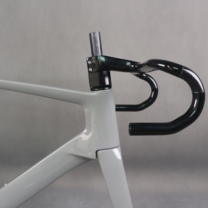 Full Hidden Cable Gray Paint Disc Road Bike <b>Frame</b> TT-X38 Carbon Fiber T1000 T47 Thread BB Size 47/49/52/54/56/58cm - Product Image 2